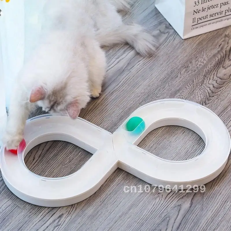 

Ultimate Fun for Your Feline Friend: Cat Turntable, 8-Character Cat Tunnel Toy, and Colorful Bubble Ball - The Perfect Combo fo