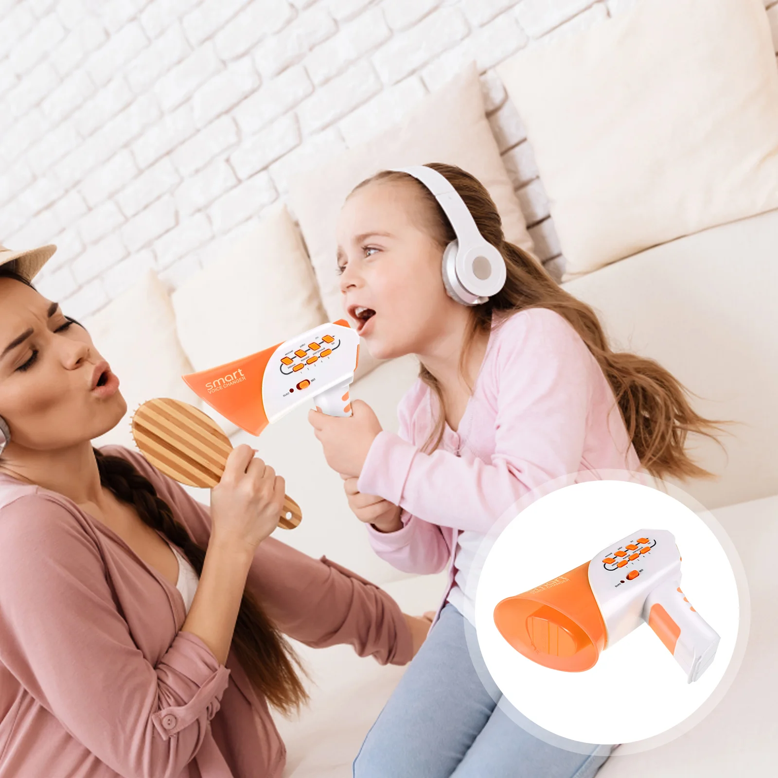 Voice Changer Toy Megaphone Kids Cosplaymicrophone Change Prank Speaker Kid Party Ticky Child Fart Machine Toys Multi Funny 4