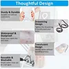 5/10PCS Portable Shoe Storage Drawstring Storage Bag for Sundries Travel Makeup Bag Waterproof Transparent Plastic Storage Bag 4