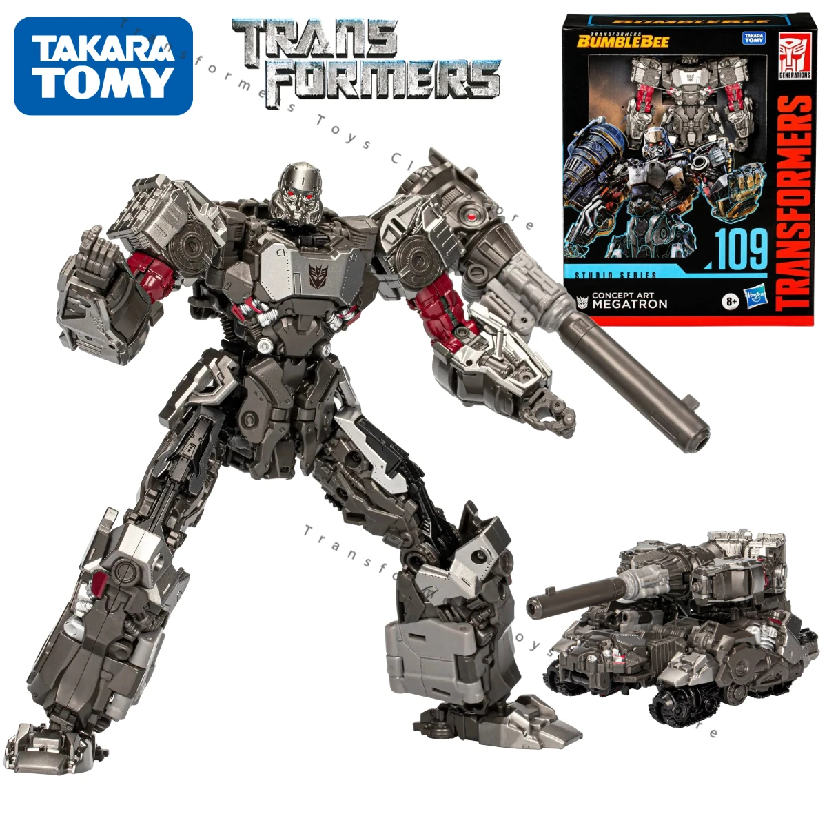In Magazzino Tapara Tomy Transformers Bumblebee Studio Series Concept Art Megatron Ss109 L Grade Action Figure Toy Gift Collection