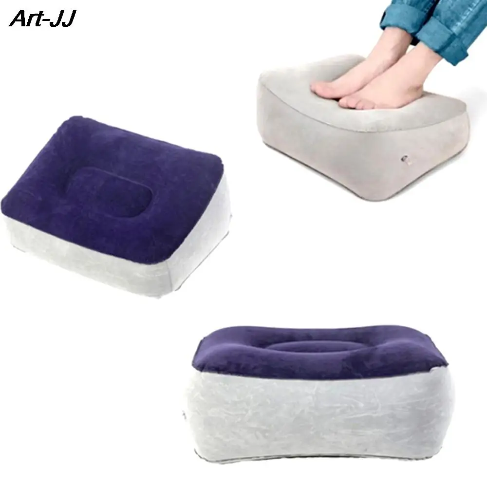 Portable Foot Pillow Household Relaxing Feet Pillow New Inflatable Foot Rest Leg Cushion PVC Travel Office Footrest Ottoman Tool
