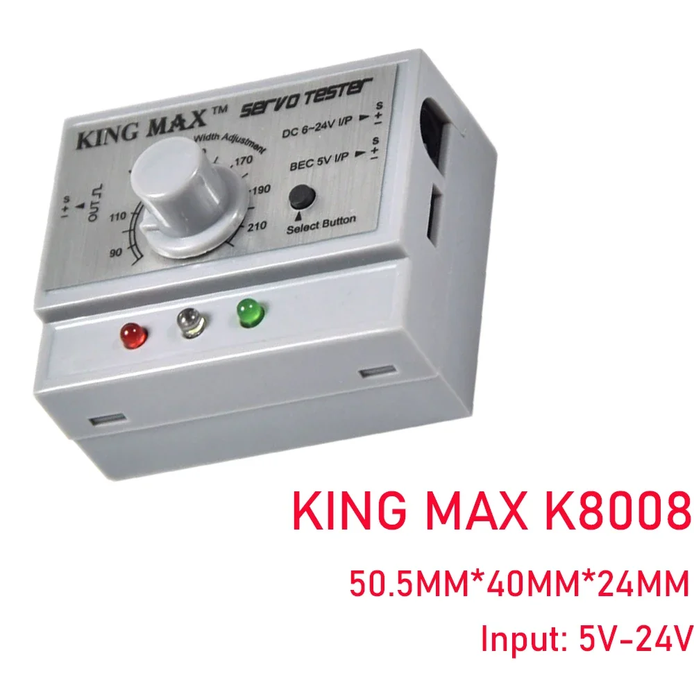 

KINGMAX KM8008 Серебряный тестер 5 В выход UBEC 50,5 мм * 40 мм * 24 мм
