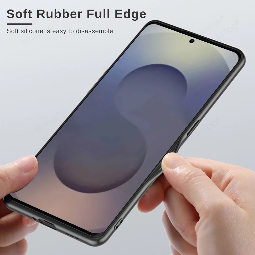 S 25 Ultra Case Sheepskin Leather Back Cover For Samsung Galaxy S25 Ultra Plus 5G Lens Protector Shockproof Coque S25Ultra S25+ 5