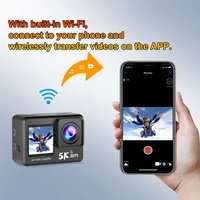 Professional 5K Action Camera 30M Waterproof Touch Screen 170 Degree Wide Angle EIS Anti Shake WiFi Sports DV Video Recorder - Image 3