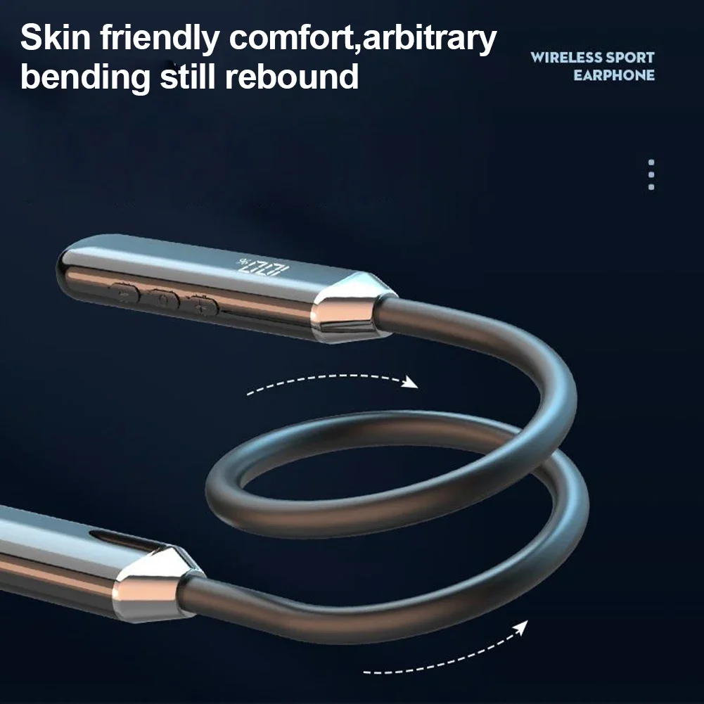 Bluetooth Headphones With Noise Reduction And Digital Display_voghion.com