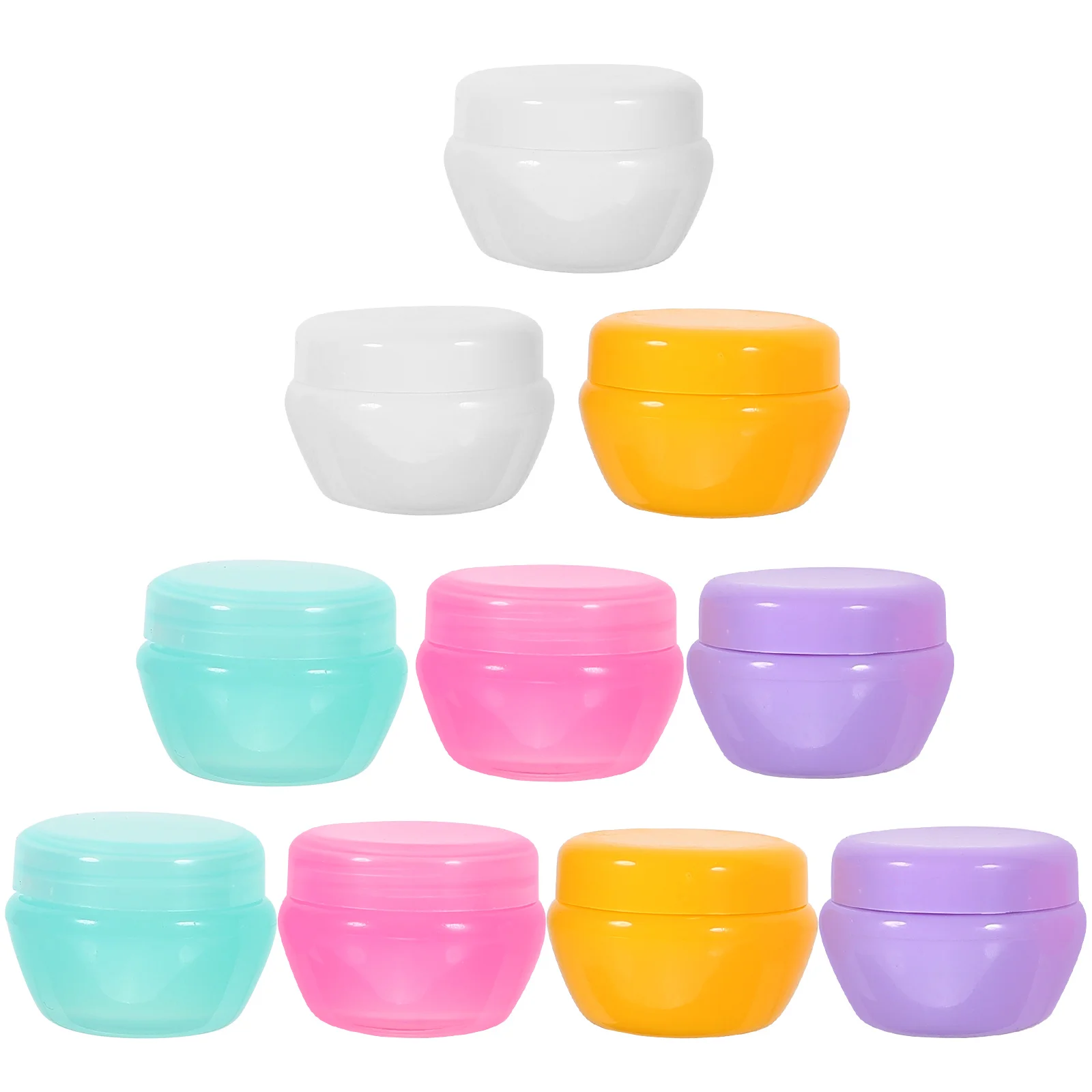 

10 Pcs Cream Face Travel Jar Small Bottles Lotion with Lids Makeup Miss