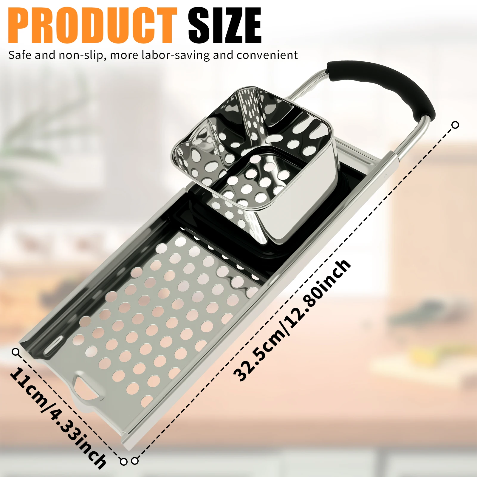 Spaetzle Maker Stainless Steel Spaetzle Noodle Maker Efficient Noodle Press Detachable Press For Dumpling Kitchen tools