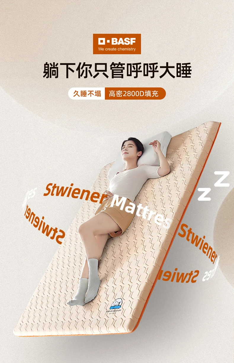 Description Picture 2 of itemClass A memory cotton mattress soft cushion household tatami latex mat thin style dormitory student sponge cushion