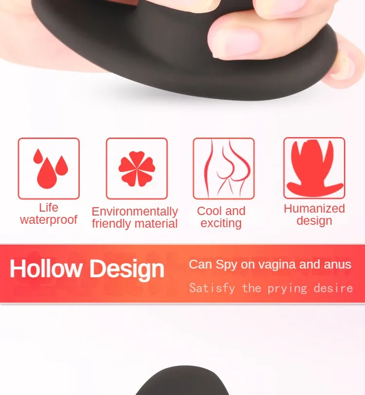 Expansor anal de silicona de cuatro pétalos (imagen 2)