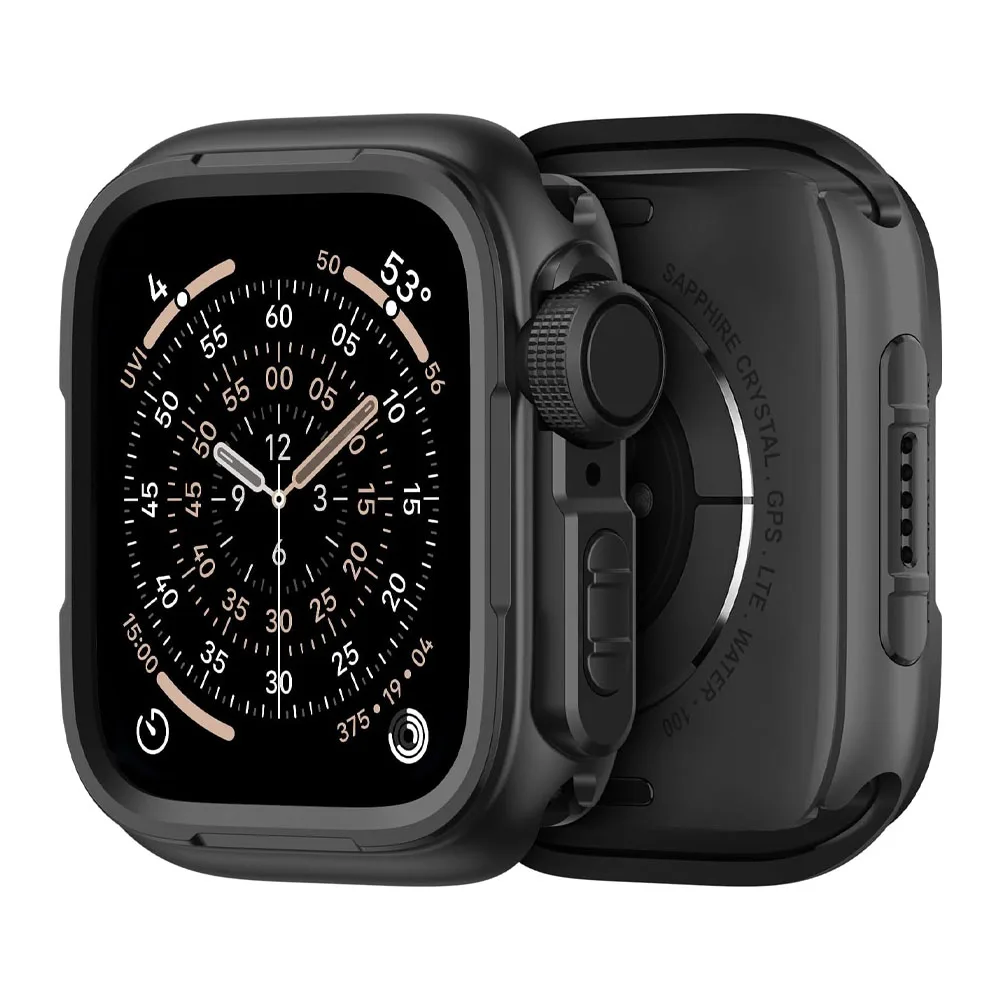 Enhanced Rugged Metal Protective Bumper Case for Smartwatch - Premium Upgrade Edition