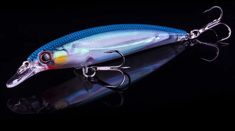 Angelköder Laser Minnow Move Laut Stahlkugeln Eingebaut 5,5 g 14 g Float Kunstköder Hartköder Qualitätshaken 1 Stück AUSVERKAUF – Detail 8