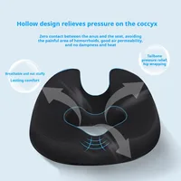 Office Seat Cushion for Hemorrhoids-Long Hours Comfort Breathable Hollow Design Beautiful Butt Lumbar & Tailbone Support Toilet 2