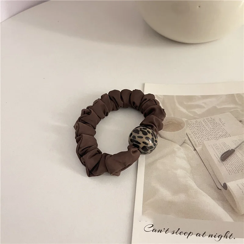 Perlen-Haargummi „Large Intestine Elastic“ 2026 Neu – Haargummi für den Hinterkopf, Haargummi für den Dutt, Haarschmuck, Haargummi – Detail 7