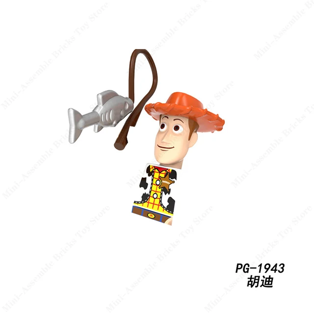 Disney Mini Action Toy Figures Building Blocks Cartoon dolls Toy Story Mickey Mouse Winnie The Pooh Frozen Stitch Donald Duck 1943