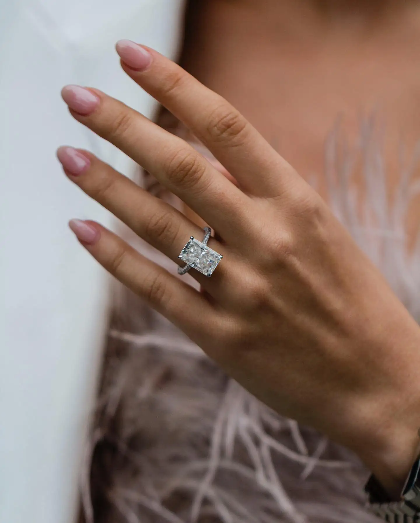 JOVOVVASMILE Moissanite Bague 8 Carats 13x9mm Glace Pilee Hybride Allonge Coupe Rayonnante 585 Au750 18k Bijoux En Or Veritable Pour Les Femmes AliExpress