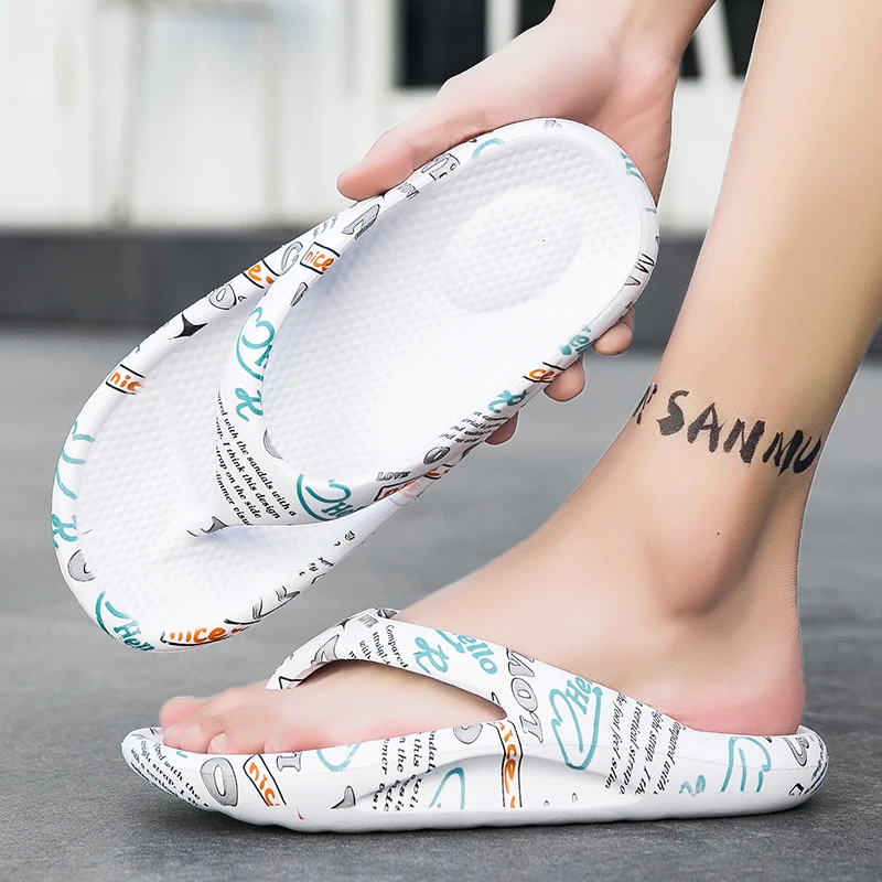 تنفس الشاطئ شبشب رجالي حجم كبير للجنسين الوجه يتخبط الصيف الترفيه الشرائح أحذية رجالي خفيفة الوزن الصنادل الناعمة Zapatillas