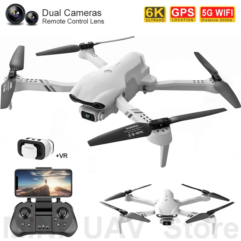 

F10 Easy Fly GPS UAV Drone 4k Smart Follow Me RC Helicopters Toy 5G WIFI FPV Rtf Folding Quadcopter With Dual Camera Free Return