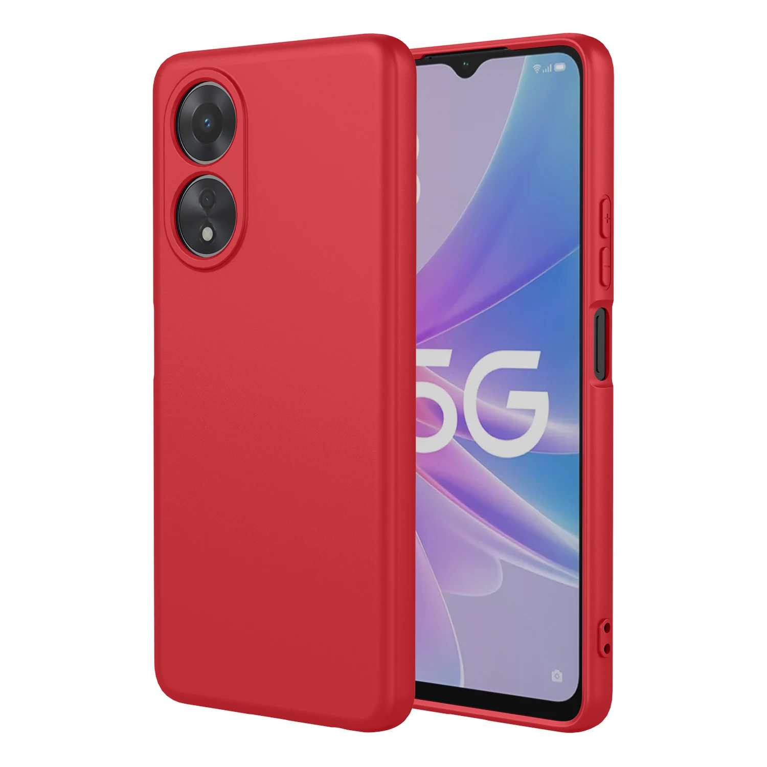 Flexibler TPU-Fall aus flüssigem Silikon für OPPO A60 A79 5G A98 A78 A58 A38 A18 A57 A57S Schutzhülle Fundas Coque Capa_voghion.com