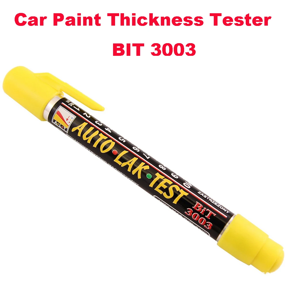 

Auto Lak Test Car Paint Thickness Tester Meter Gauge Crash Check Testing With Magnetic Tip Scale Indicate Repair Tool BIT 3003