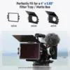 NEEWER 2 Pack ND0.9/1.8 Square ND Filter, 4"x5.65" Dual Sided 30 Multi Nano Coated Cinema Neutral Density Filter for Matte Box 5