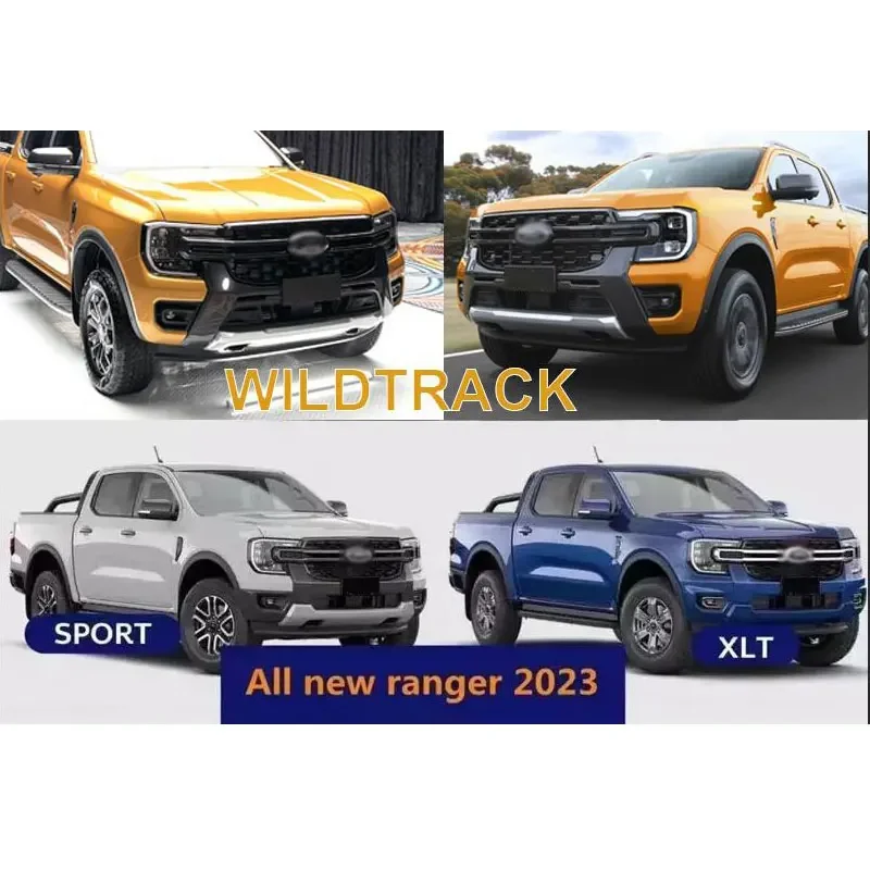 ABS Rear Bumper Tail Light Cover Decorative Frame For Ford Ranger Wildtrak T9 Sport XLT 2022 2023 Rear Lamp Hood Accessories images - 6