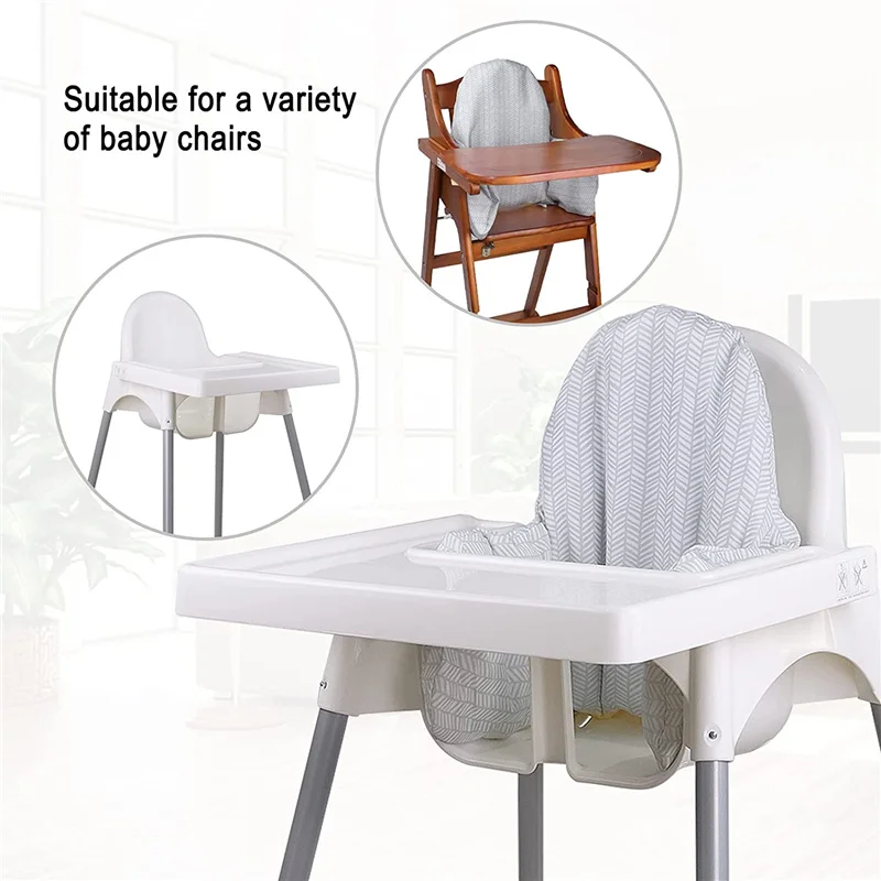 Cuscino per seggiolone per bambino, seggiolone gonfiabile incorporato cuscino per schienale cuscino per sedia per seggiolone antimop - immagine 3