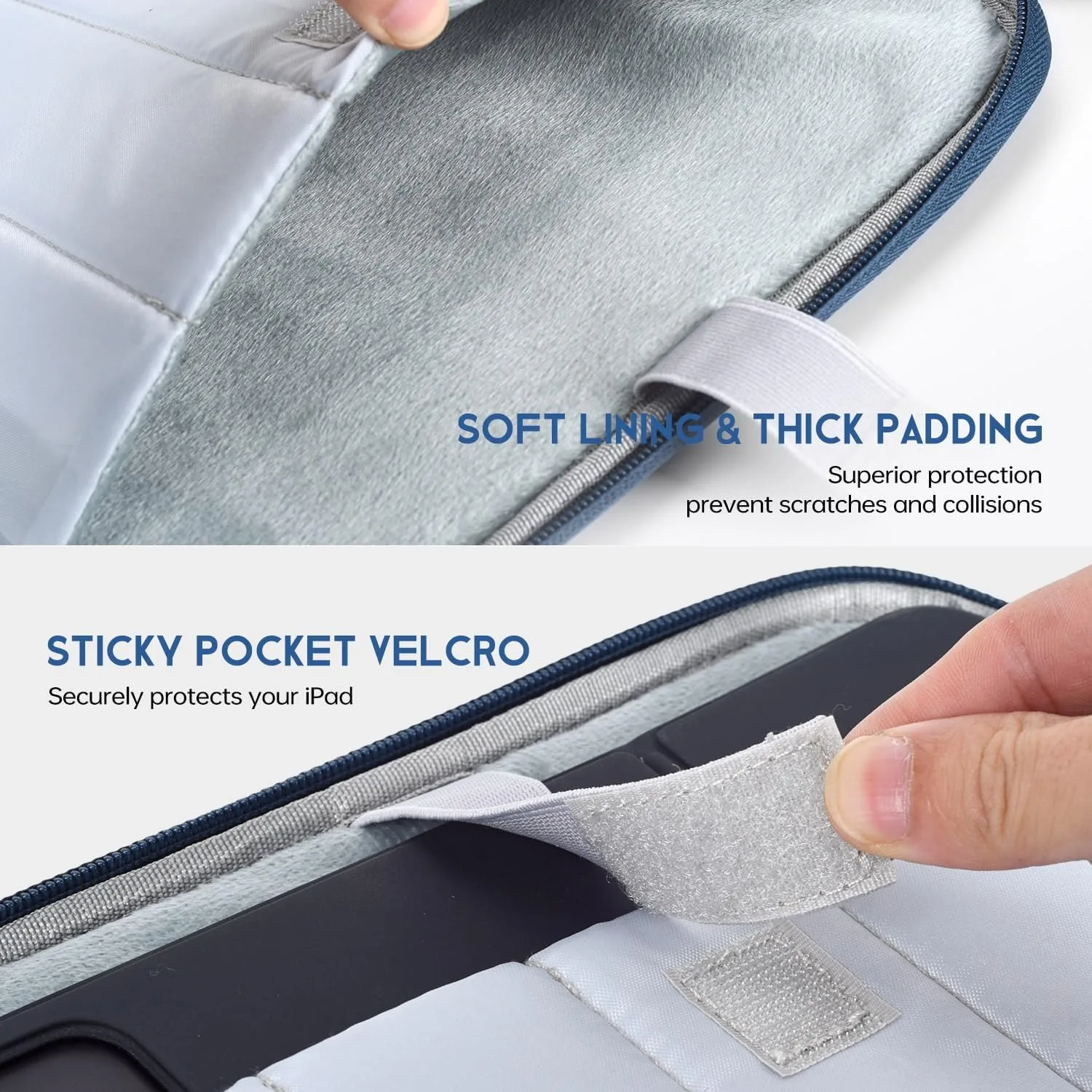 Portable Zipper Sleeve Pouch