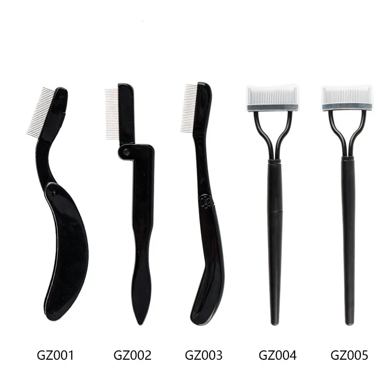 Metal Eyelash Comb Brush Makeup Tools Lash Separator Foldable Eyelash