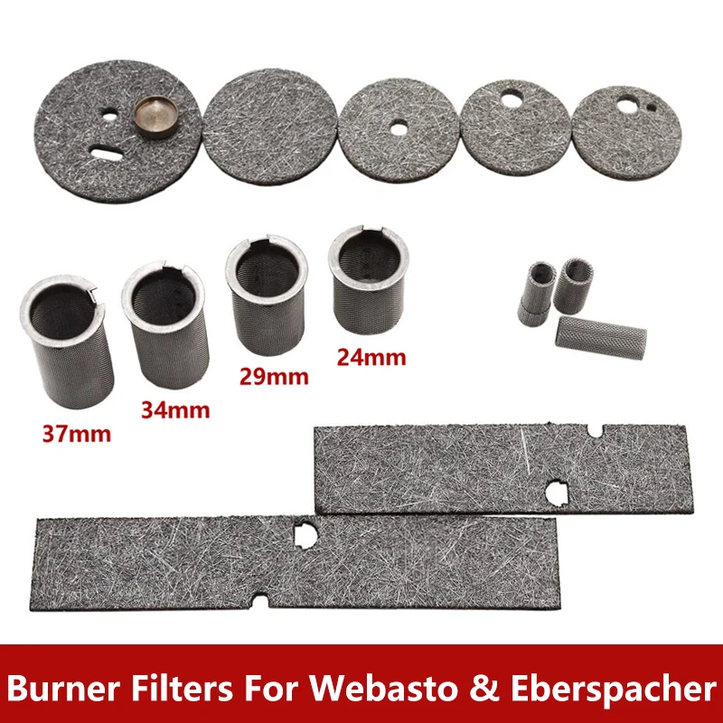 Heater Burner Strainer Screen Felts Mesh For Webasto Eberspacher Parking Heater Combustion Chamber Filters