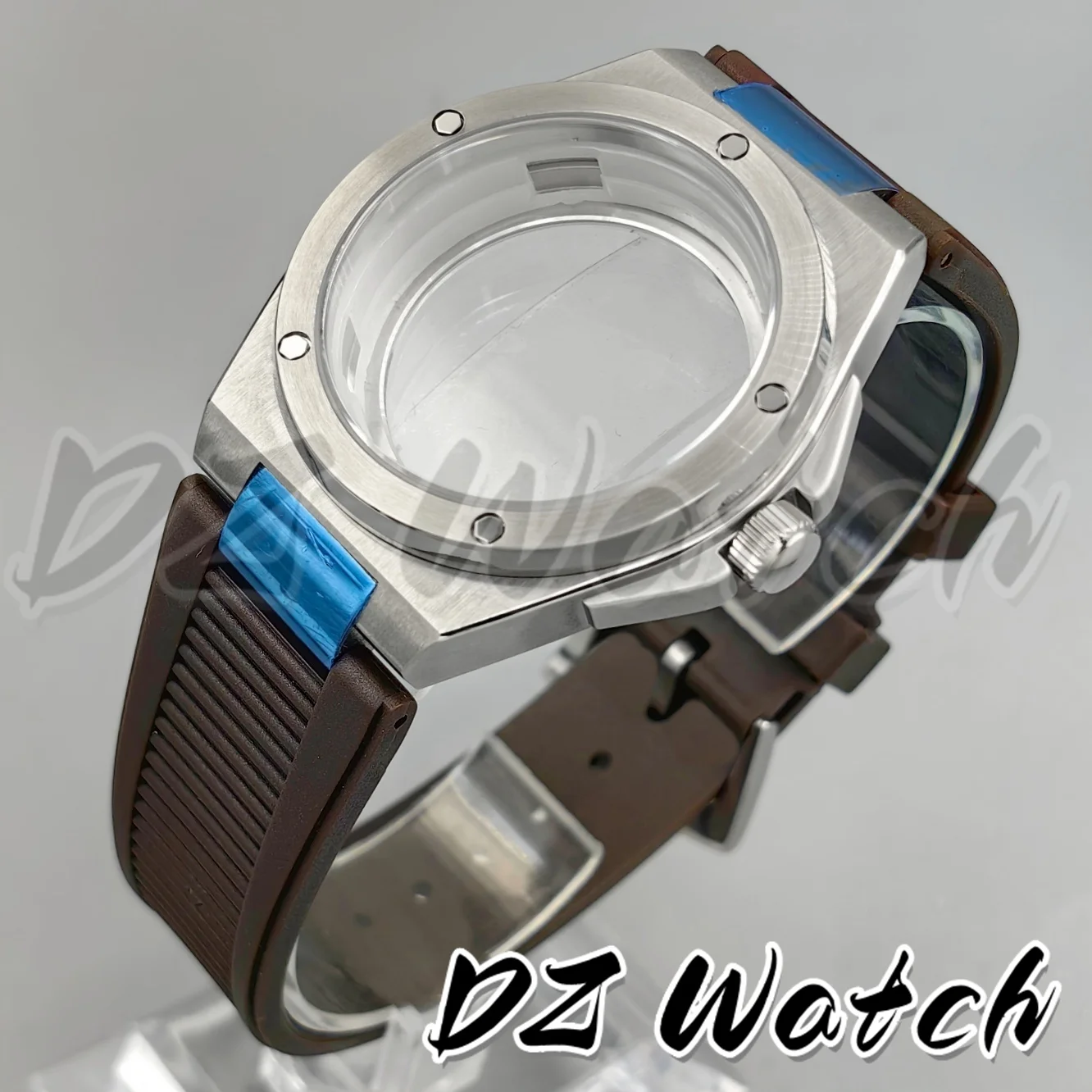 Engineer Style Luminous Watch Dial & Hands Set with Stainless Steel Case - 40mm