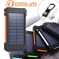 Solar Power Bank 100000mAh External Battery Portable Charger Waterproof Power Bank with SOS Flashlight for IPhone Xiaomi Huawei - Image 5