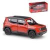 1/36 Jeep Renegade Trailhawk SUV Sport Toy Car Model Welly Diecast Vehicle Miniature Pull Back Collection Gift For Children Boys 1