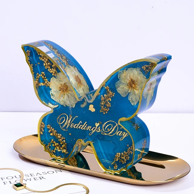 4 Stampi In Silicone A Forma Di Farfalla - Per Resina, Sapone, Candele E Decorazioni Fai-Da-Te - Foto 12