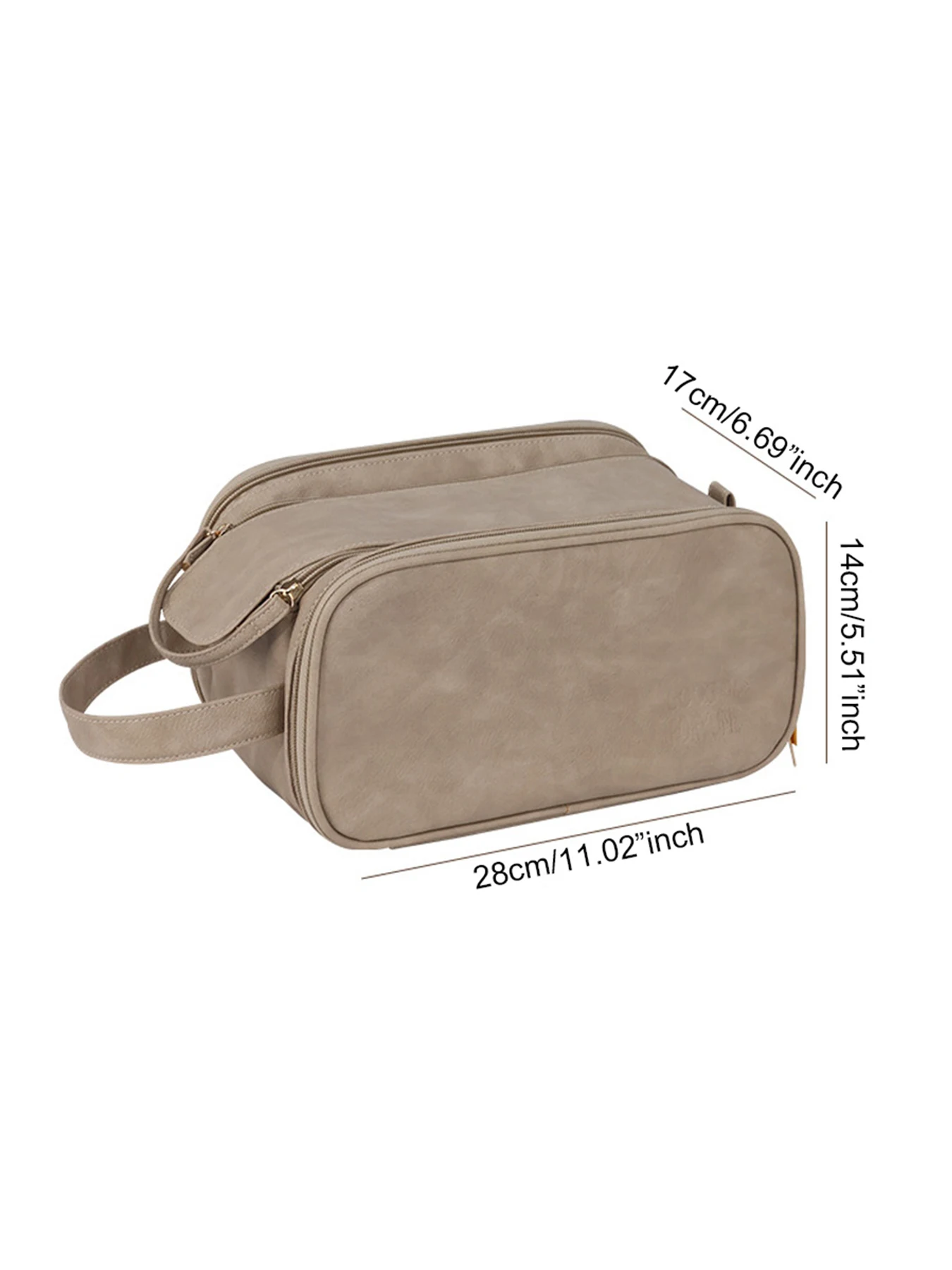 Men's Premium Waterproof Toiletry Organizer in PU Leather