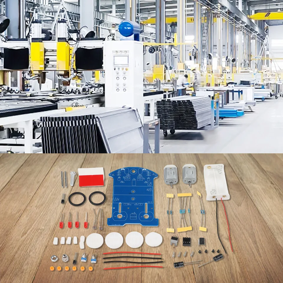 Kit Auto Intelligente D2-5 Per Saldatura Fai Da Te – Robot Seguilinea – Per Imparare Elettronica E Programmazione