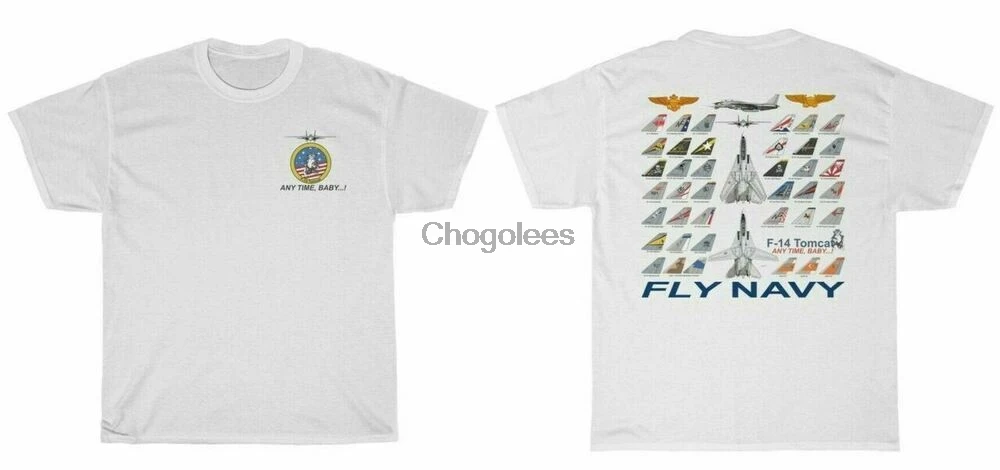 F-14 Tomcat All Squadron Unisex Heavy Cotton T-Shirt |