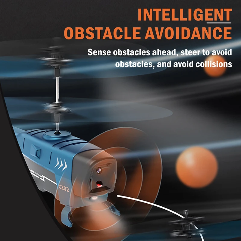 Remote Control Helicopter Toy with Obstacle Avoidance