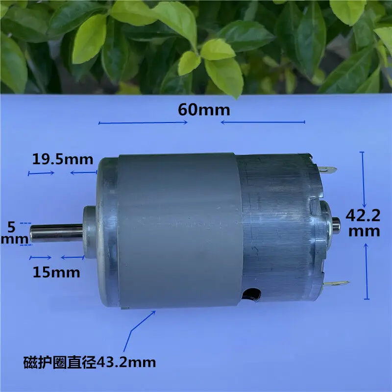 mabuchi rs 750sh 7034 motor eletrico 42mm alta velocidade grande torque 12v 144v dc 6v 18v 01