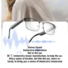 Smart Glasses Bluetooth Glasses Metal Frame Magnetic Charging Remote Photo Shooting Touch Sensor Control PC for Online Meeting 2