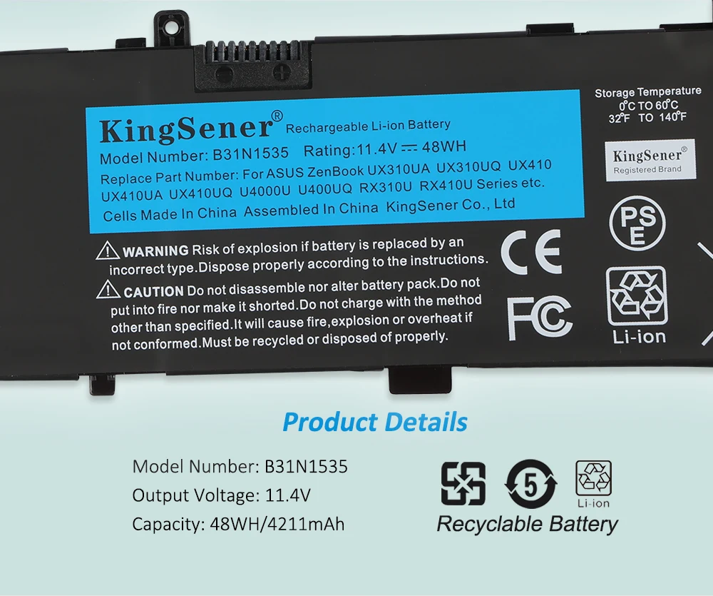 Bateria asus zenbook ux310