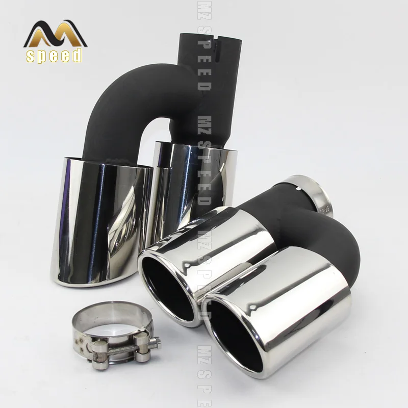 AccessoriesStainlessSteelCarRearExhaustpipeMufflerTipCLAMP