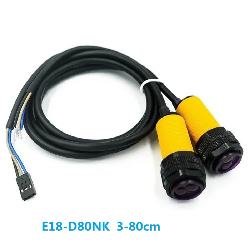 

E18-D80NK Infrared Obstacle Avoidance Sensor Approaching Switch Smart Car 3-80cm