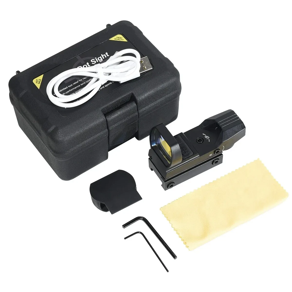 Red Dot Sight Hunting Rechargeable Red Dot Reflex Sight For Pistol Riflescope
