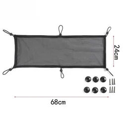 Compact Under - Desk Cable Management Mesh Organizer - Flexible Wire Hider and Socket Holder (6)