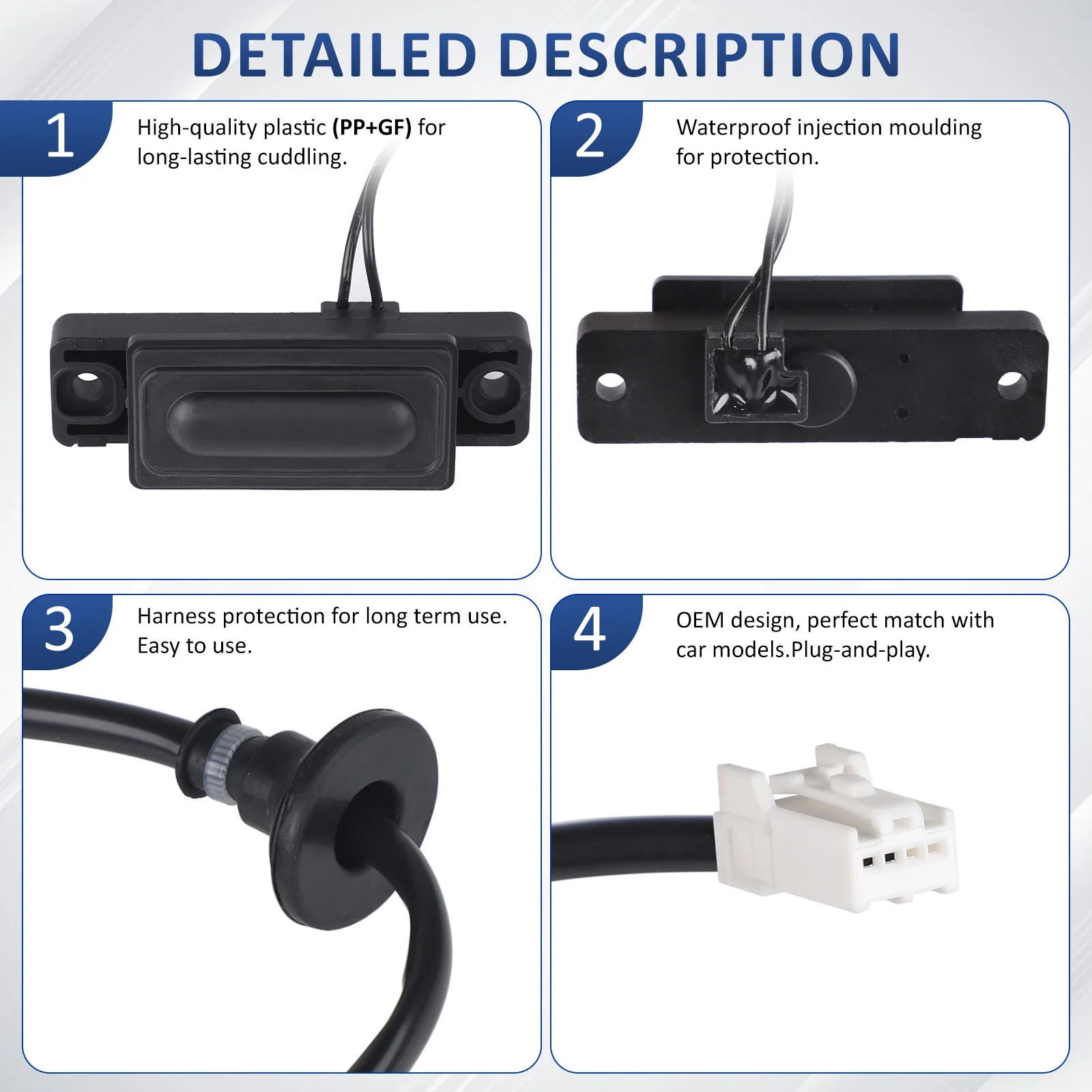 1PC Tailgate Trunk Opening Switch Button For Suzuki SX4 Hatchback