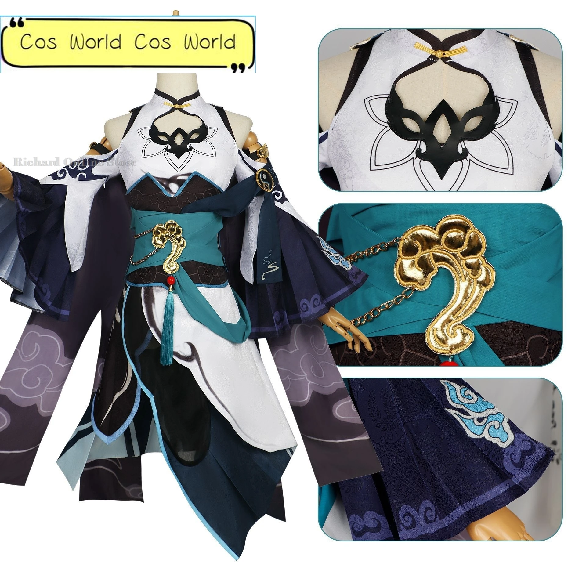 

Fu Hua Anime Game Honkai Impact 3rd Cosplay Costume Clothes Wig Shoes Uniform Cosplay Warrior Gladiator Halloween Party Woman