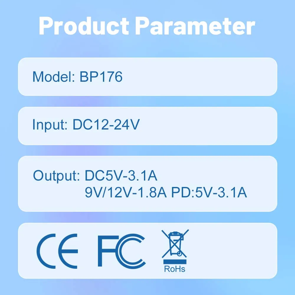USB C Car mobile phone Charger Adapter USB A and PD Super Fast Charge with Voltage Monitor for iPhone Samsung Mobile Phone