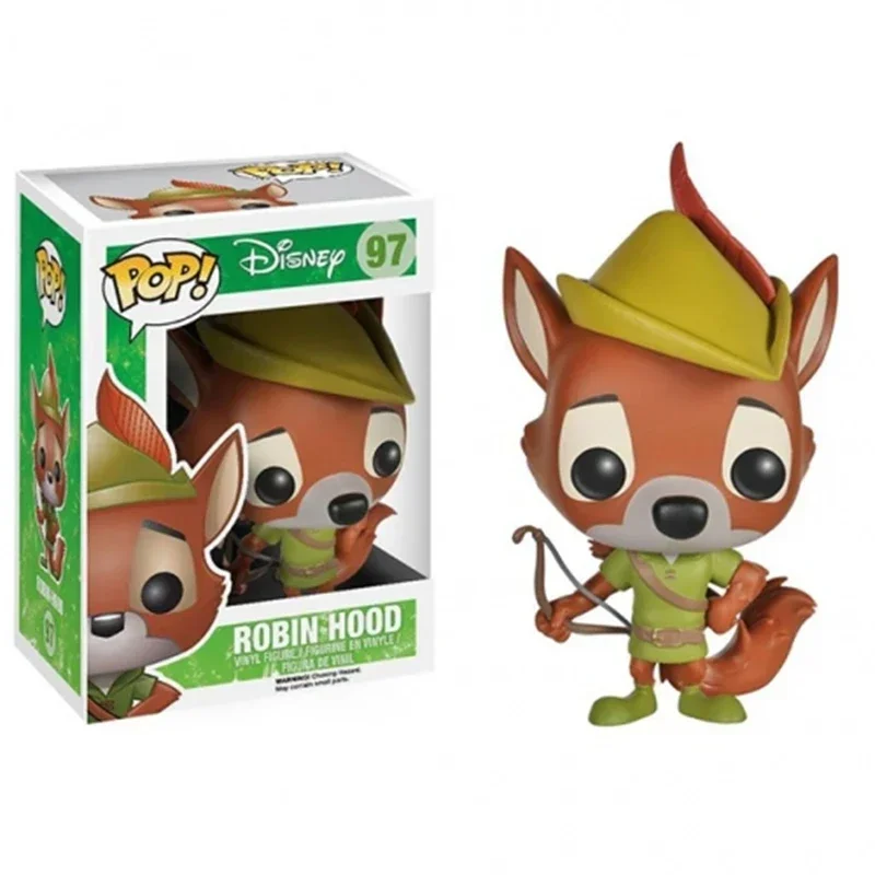 thumbnail image 4 of FUNKO POP ROBIN HOOD #97 SIR HISS #99 Figuras de acción de vinilo Colección de juguetes para niños Regalo, 4 of 5