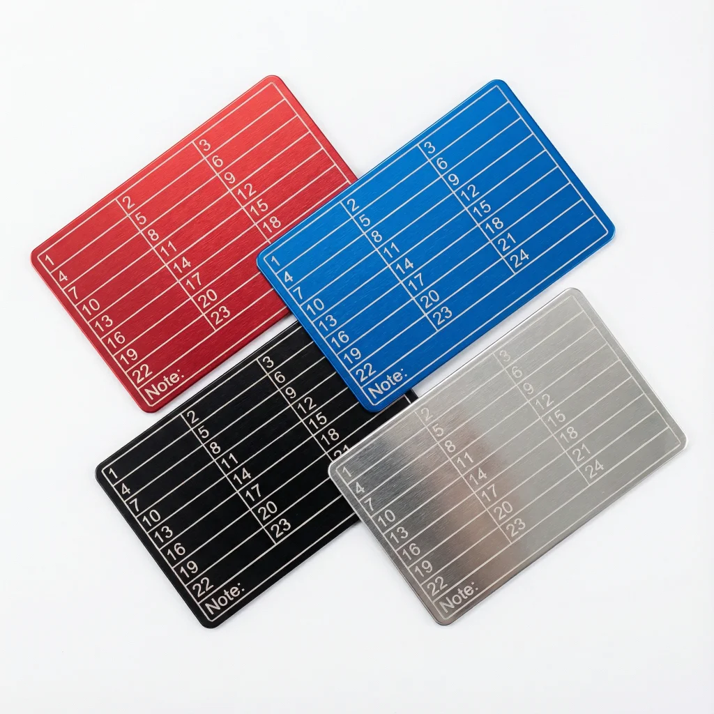 Metal Crypto Seed Storage Aluminum Hardware Wallet Backup Indestructible  Cold Storage Plate for 24-Word Mnemonic Code