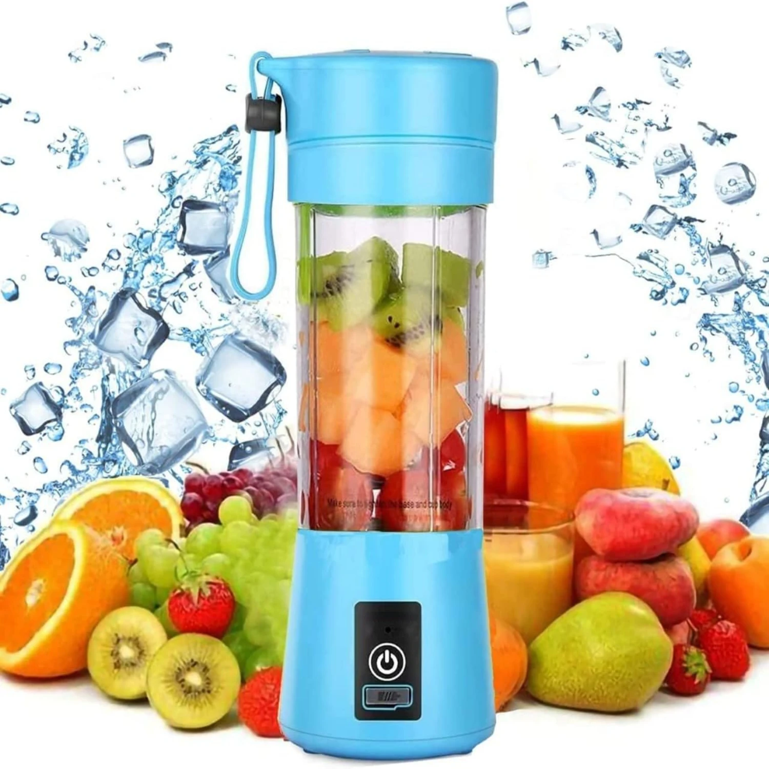 Rechargeable Portable Smoothies Blender - Mini Personal Juicer for Shakes and Smoothies, USB Charging, Cordless Travel Blender B 1